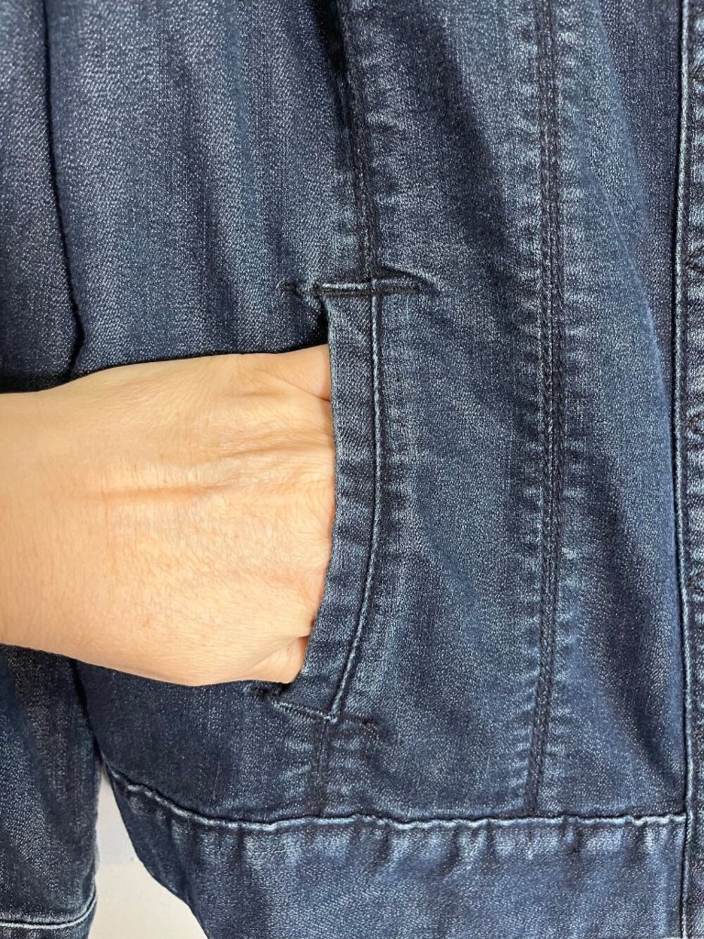 Coldwater Creek Denim Jacket 10 Western Snaps Concert Festival Cowgirl Rodeo 90s - Picture 6 of 11